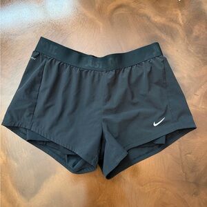 NIKE Athletic Black Shorts Dri-Fit with Liner - Likely size Small